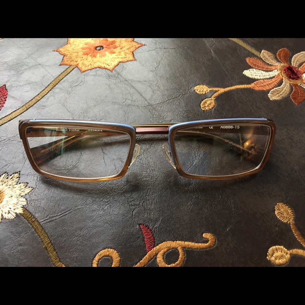 Brown Square Frame Glasses